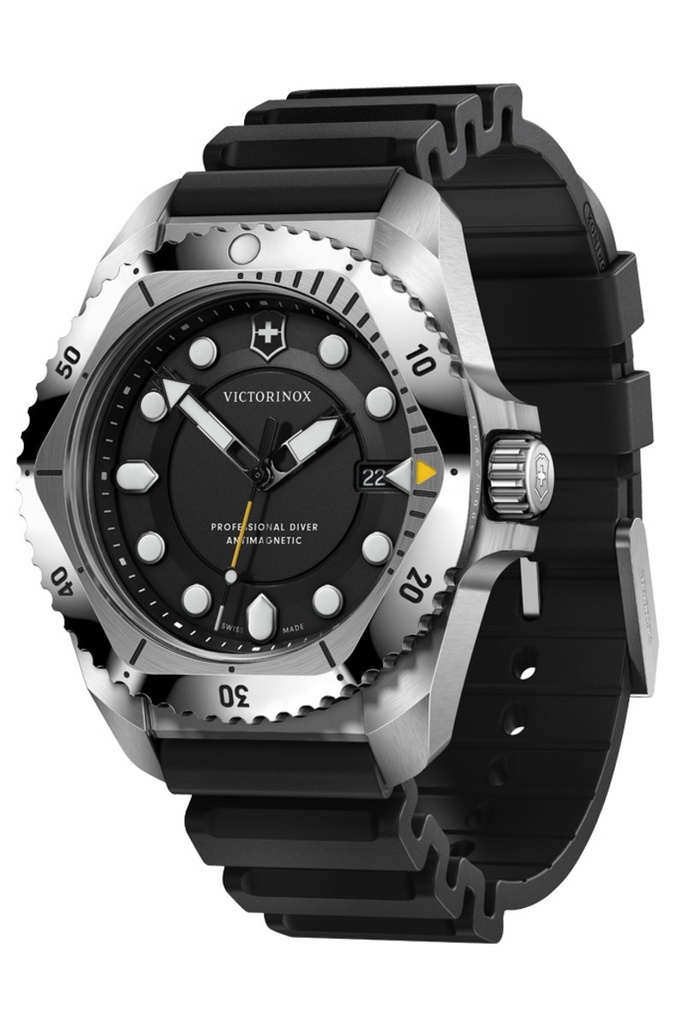 Reloj Victorinox Dive pro quartz Hombre Correa caucho negro & Esfera negra