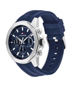 RELOJ TOMMY HILFIGER LARS PLATEADO SILICONA AZUL HOMBRE