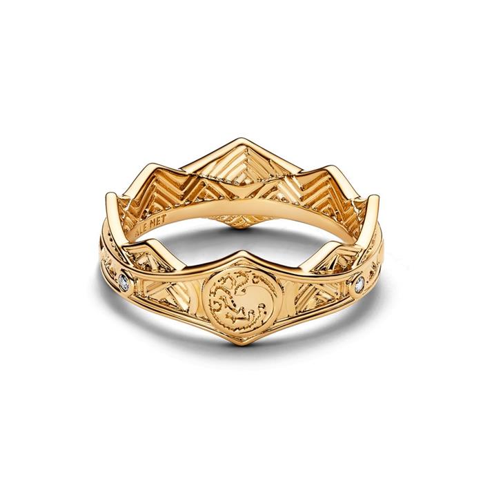 Anillo Pandora Corona Casa de Dragón de Juego de Tronos
