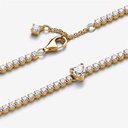 Pulsera Pandora Tenis Corazón Brillante
