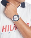 Reloj Tommy Hiflgier Bank Blanco y Azul Cronógrafo Hombre 1792167