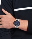 Reloj Tommy Hilfiger Jameson Plateado y Azul Multifunción Hombre 1792198