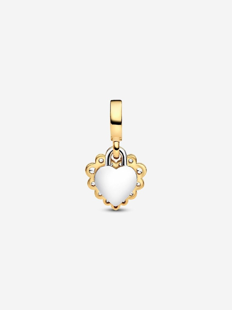 Charm  Pandora Colgante Doble Corazón Brillante