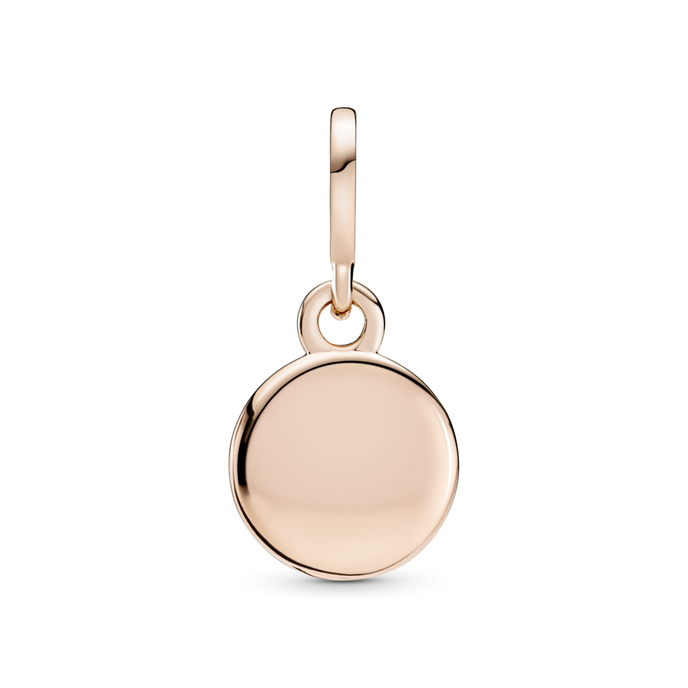 Charm colgante pandora corona de pavé brillante rosé