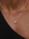 Collar Pandora Corazón en Relieve