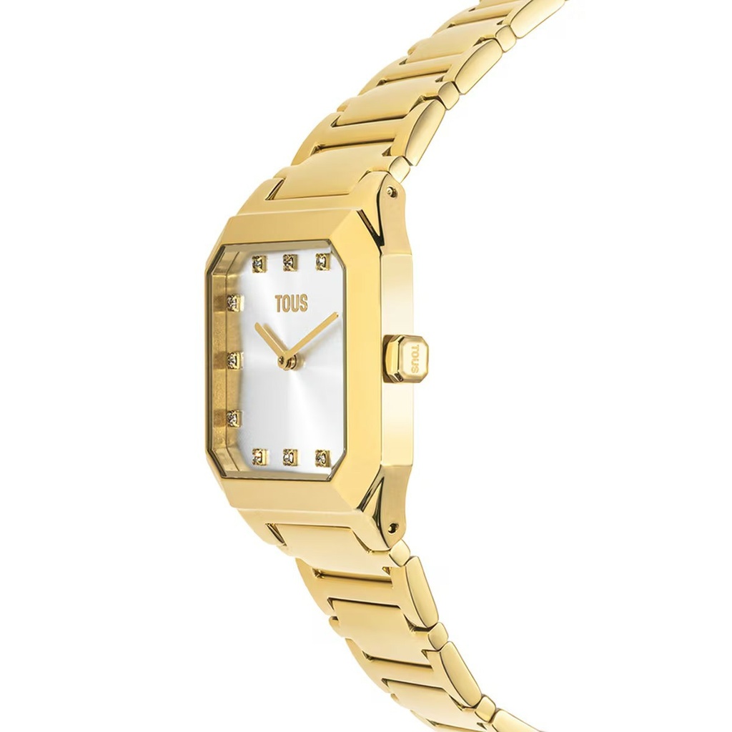 Reloj Tous Mujer Karat Squared Analógico Acero IP Dorado 200351051