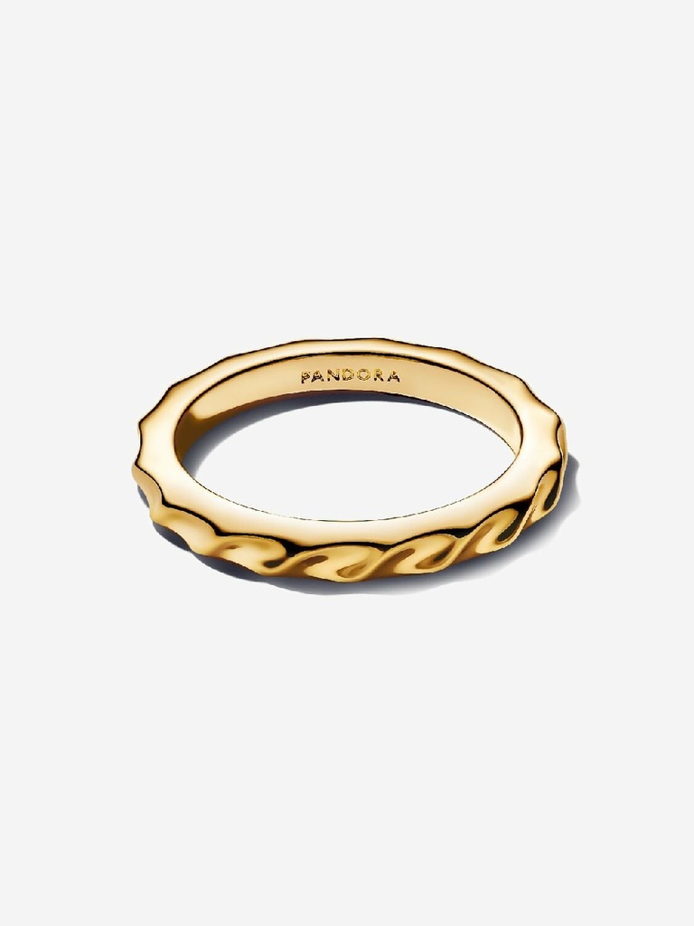 Anillo Pandora Banda Ondulada
