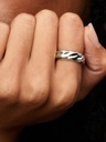 Anillo Pandora Banda Ancha Ondulada