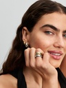 Anillo Pandora Banda Ancha Ondulada