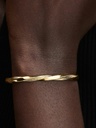 Pulsera Pandora Rígida Abierta Entrelazada