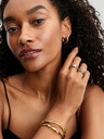 Pulsera Pandora Rígida Abierta Entrelazada