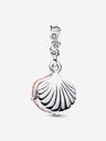 Charm Pandora Colgante Doble Concha Color Coral
