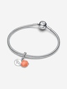 Charm Pandora Colgante Doble Concha Color Coral