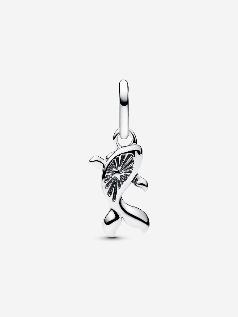 Charm Pandora Mini Colgante Pez Koi de Cristal de Murano Rojo