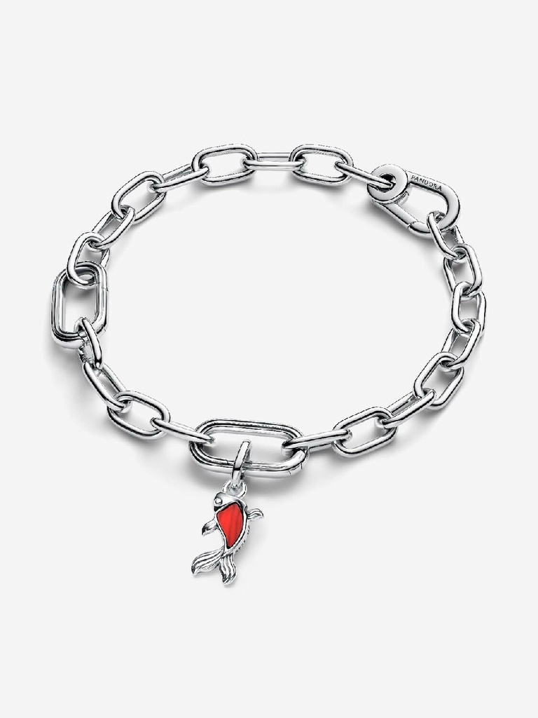 Charm Pandora Mini Colgante Pez Koi de Cristal de Murano Rojo