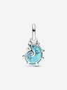 Charm Pandora Colgante Caracola de Cristal de Murano Azul