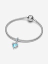 Charm Colgante Delfines de Cristal de Murano Azul