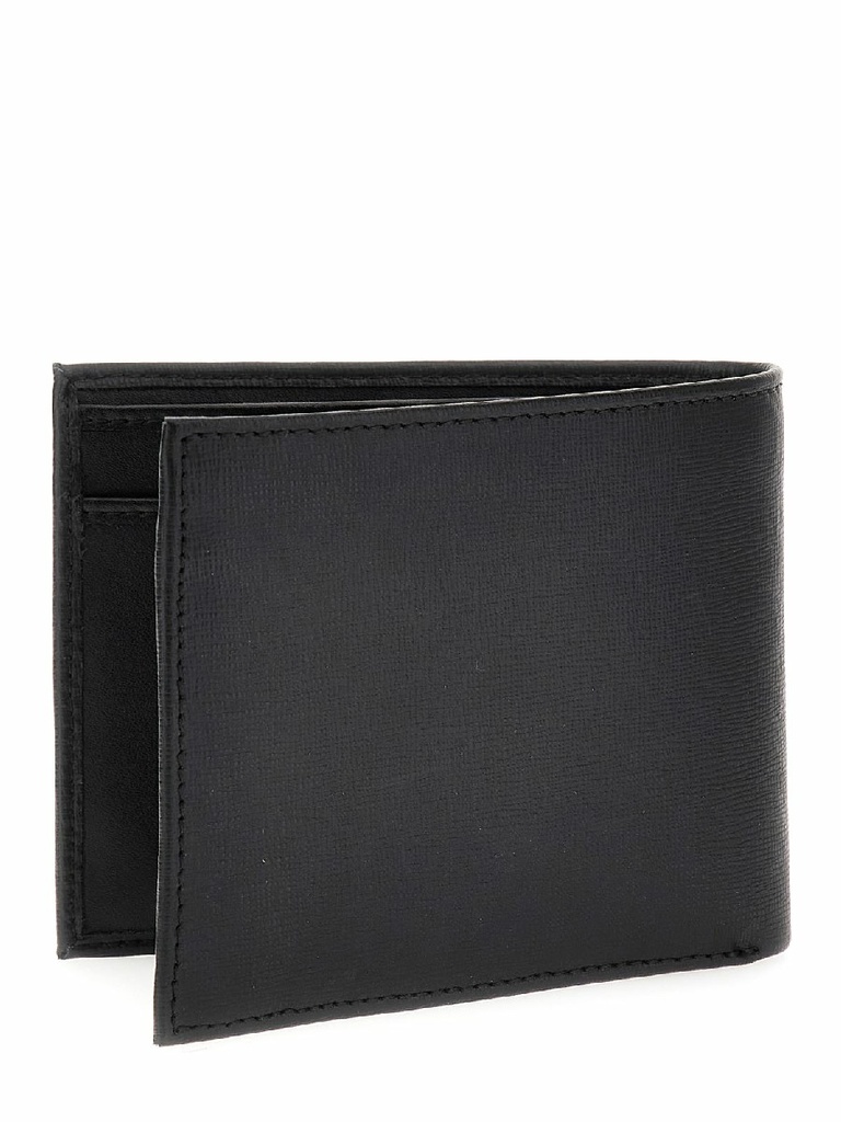 Cartera Guess Hombre Certosa Saffiano Negra