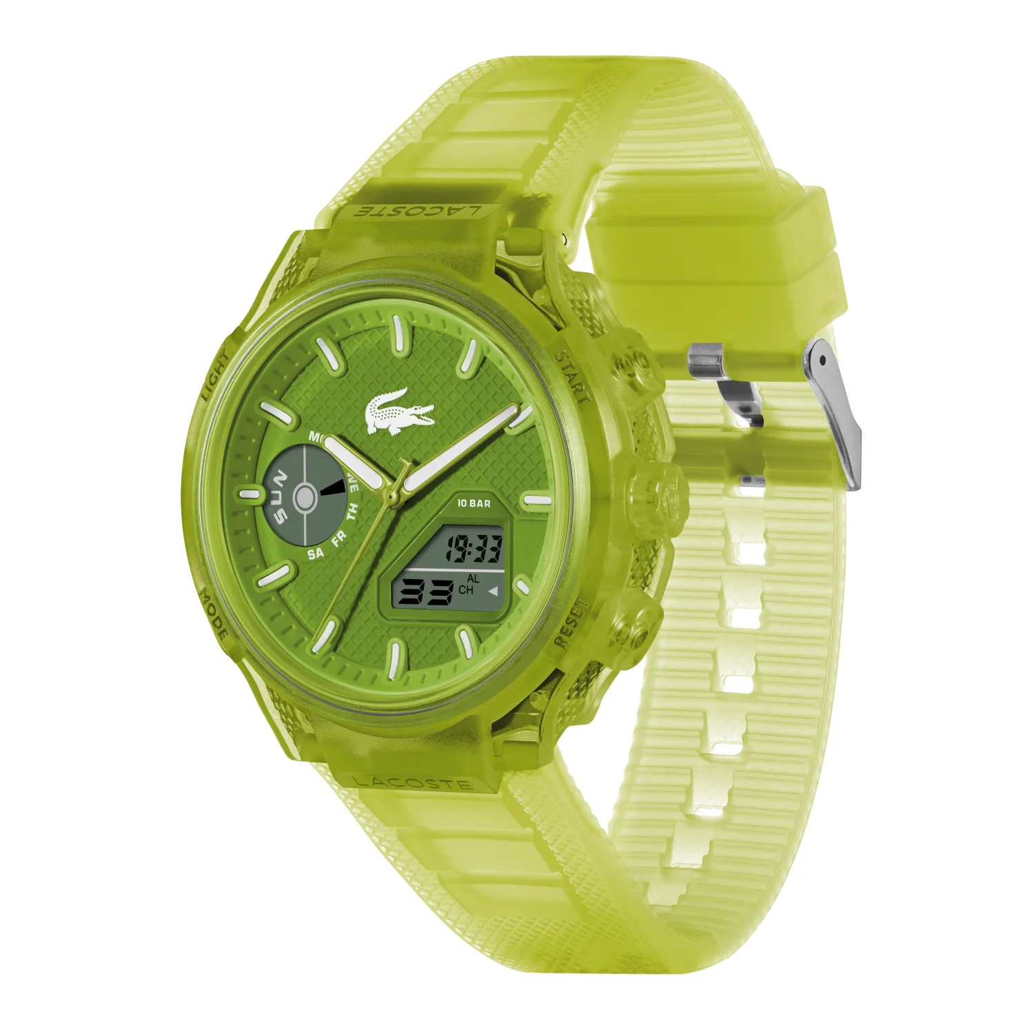 Reloj Lacoste LC33 Hombre Analógico-Digital Silicona Verde  2011432