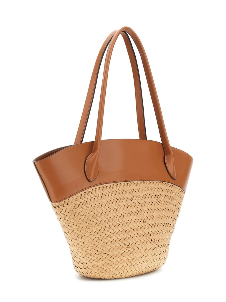 Bolso Guess Tote Venere de Rafia Camel HWWG963423-NRC