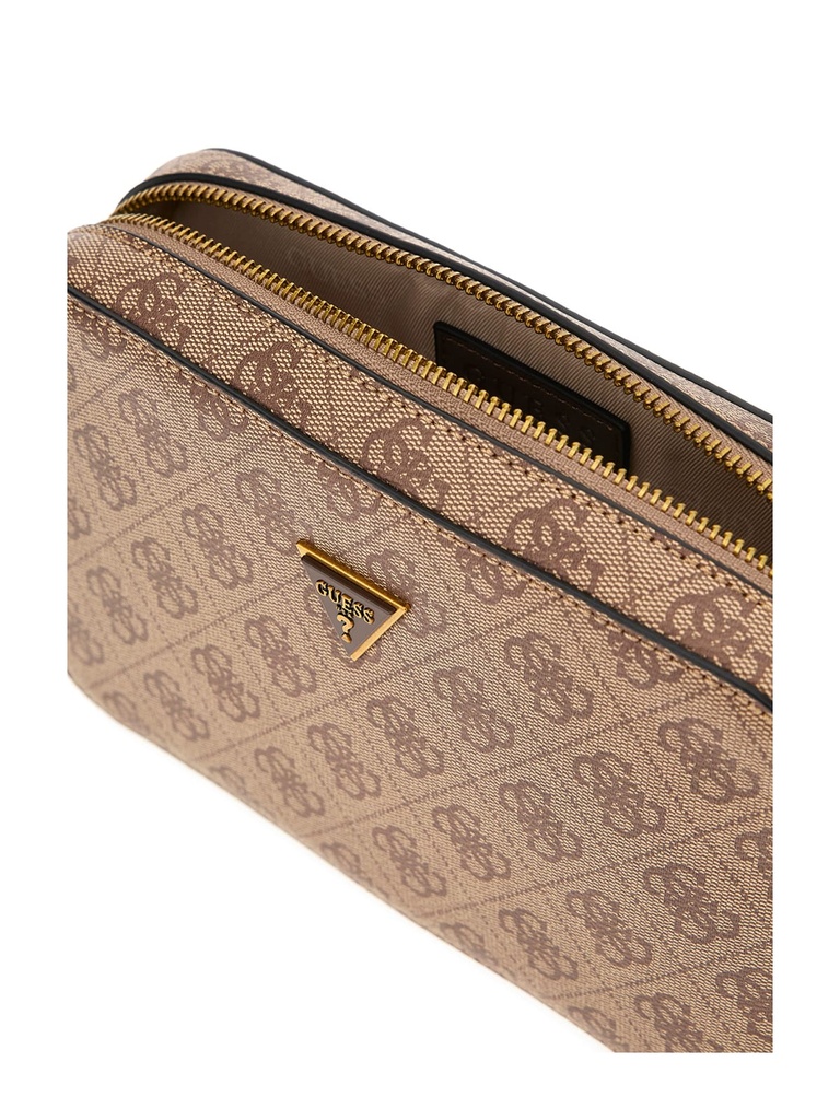 Bolso Guess de Mano Milano Camera Marrón Logo PMMILOP5245-BBO