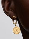 Charm Pandora Talismán Ave y Astro en Metal Dorado 764082C01
