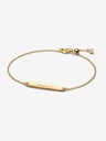 Pulsera Pandora de Cadena Barra Grabable Recubrimiento en oro de 14k