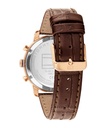 Reloj Tommy Hilfiger Hombre Caja Acero Rosado Correa Marrón 1710727