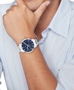 Reloj Tommy Hilfiger Hombre Caja y Armis Acero Azul 1710728