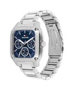 Reloj Tommy Hilfiger Hombre Herald Plateado y Azul Multifunción 1792222