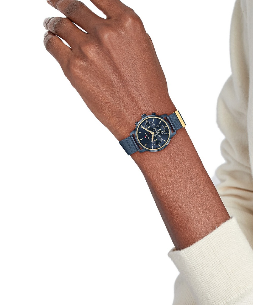 Reloj Tommy Hilfiger Mujer Blake Azul y Dorado Cronógrafo 1782809