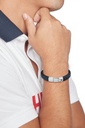 Pulsera Tommy Hilfiger Piel Trenzada Azul y Acero Inox Hombre 2790660