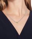 Collar Tommy Hilfiger Doble Cadena Acero Inix. Bicolor Nudo Náutico  Mujer 2780989