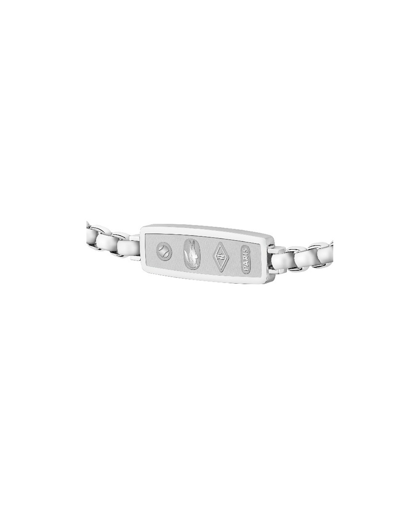 Pulsera Lacoste District Acero Inox. Plateada Hombre 2040538