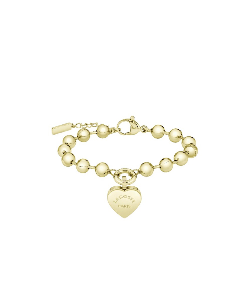 Pulsera Lacoste Love My Croc Dorada Mujer 2040506