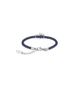 Pulsera Lacoste Cutie Croc Piel Azul Kids 2040529