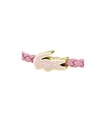 Pulsera Lacoste Cutie Croc Piel Rosa Kids 2040531