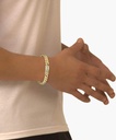 Pulsera Lacoste District Acero Dorado Hombre 2040225