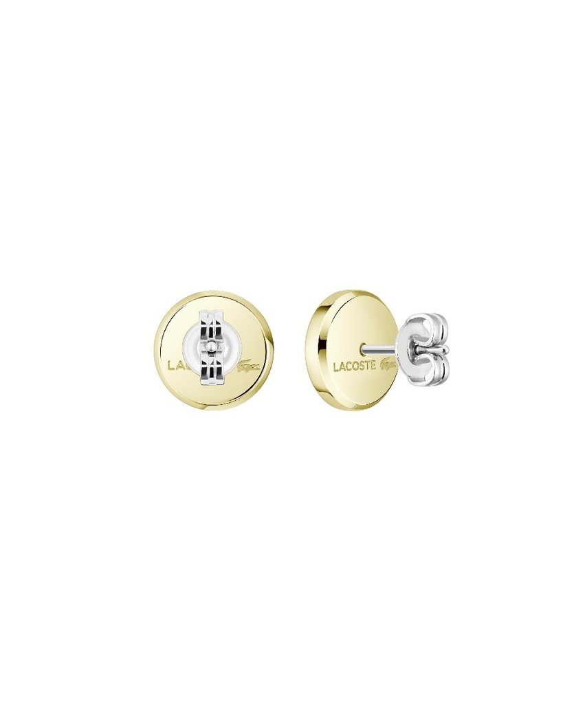 Pendientes Lacoste Artor Acero Dorado 2040498