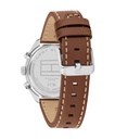 Reloj Tommy Hilfiger Hombre Hudson Dorado Azul y Piel Marrón Multifunción 1710720