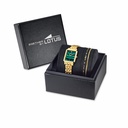 Reloj Lotus 2Gether Mujer Esfera Verde Correa Acero Dorado 19009/3