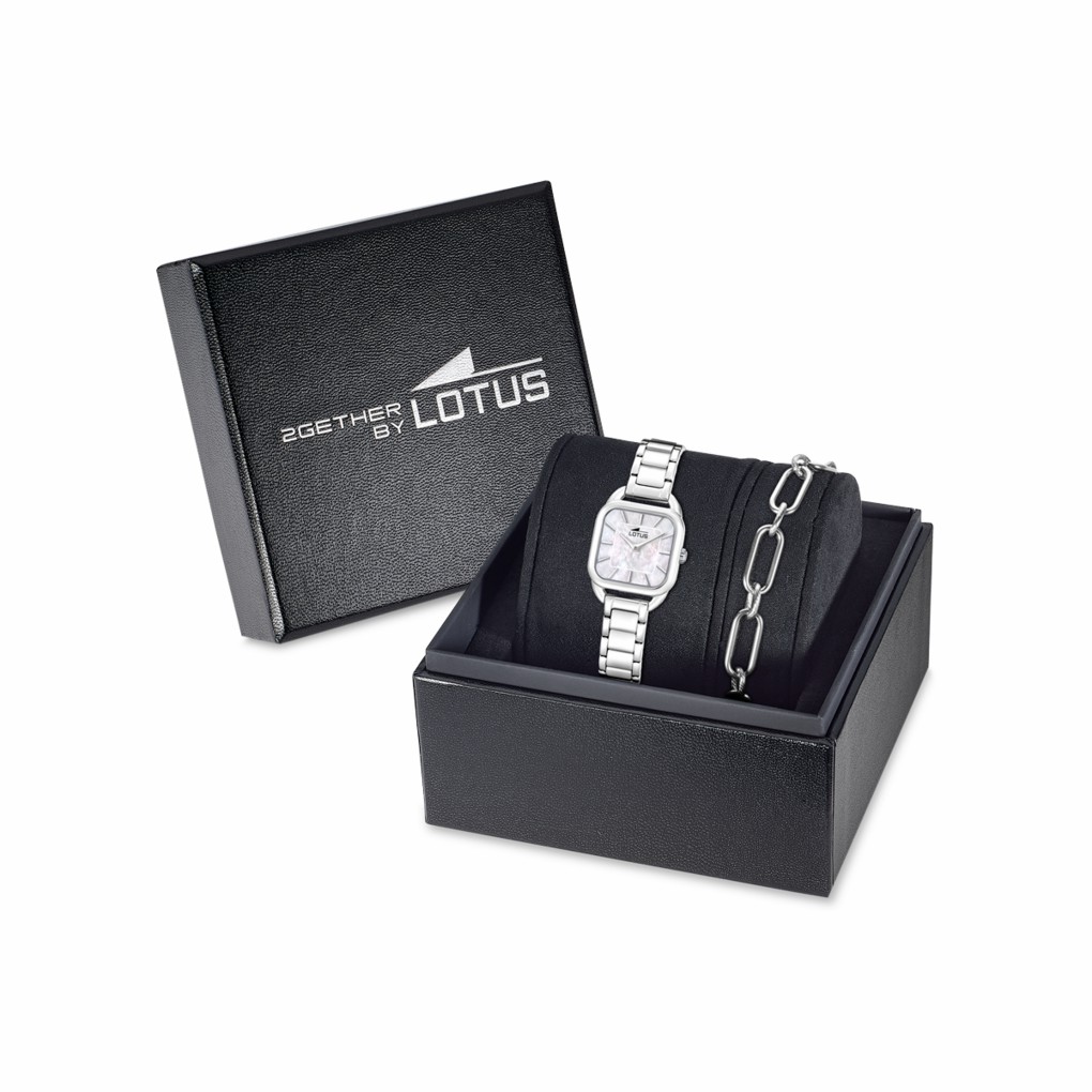 Reloj Lotus 2Gether Muher Blanco Acero Inoxidable 19020/1 