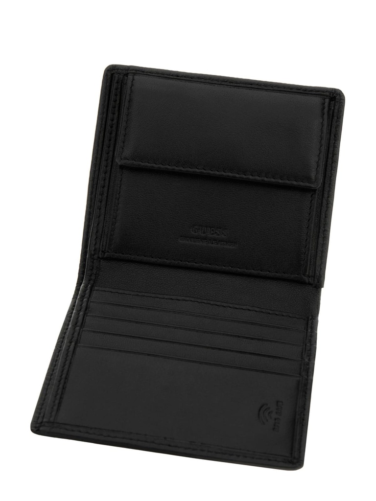 Cartera Guess Madrid Hombre Negra    SMMADLLEA22-BLA