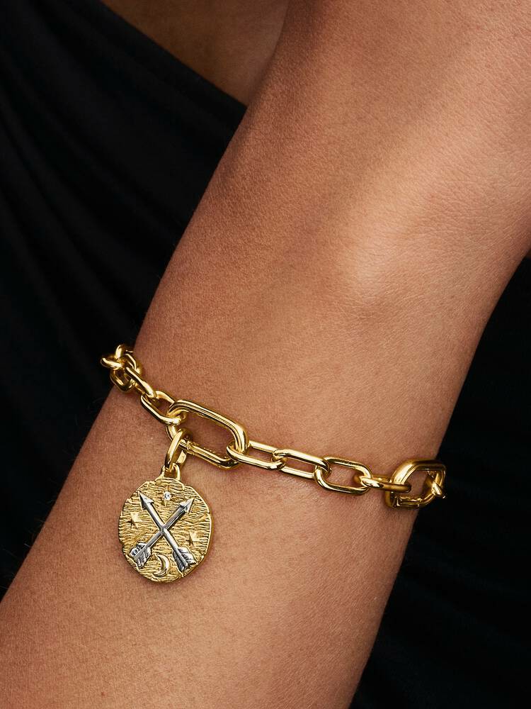 Charm Pandora  Medallón y Flechas Cruzadas 764081C01