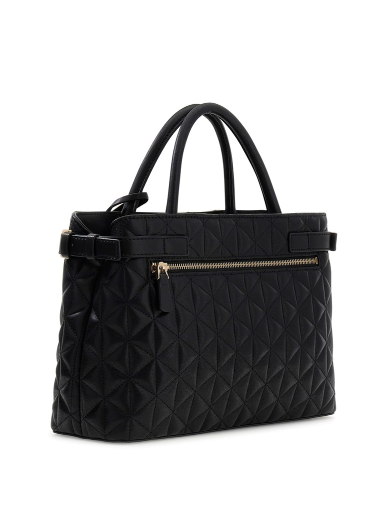 Bolso Guess Paisleigh Girlfriend Satchel Negro HWQG9883060-BLA
