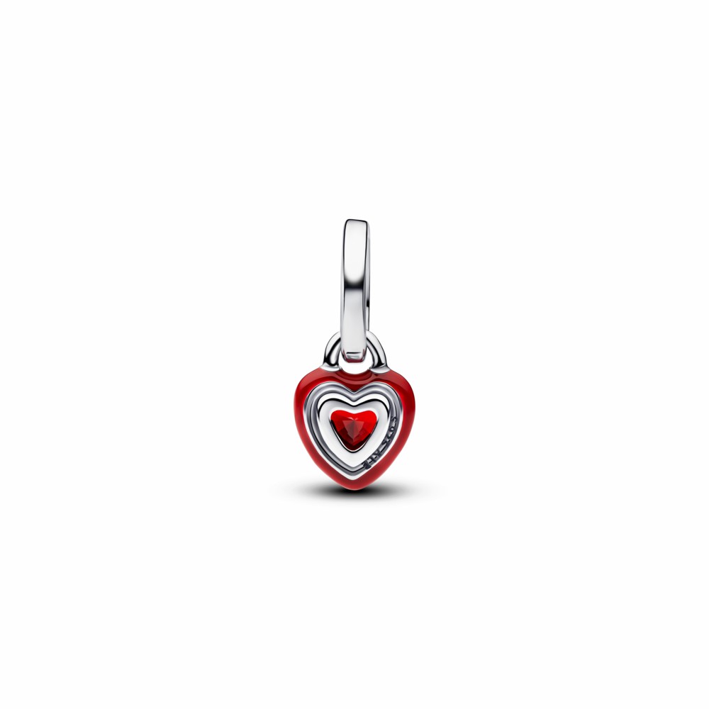 Charm Pandora Mini Colgante Corazón Chakra Rojo 793042C05