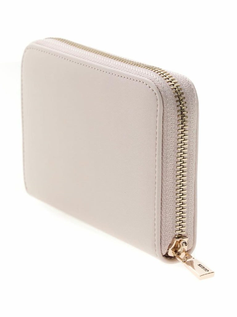 Cartera Guess Jannie SLG Medium Zip Around  Rosa Claro SWVG9910140-STO
