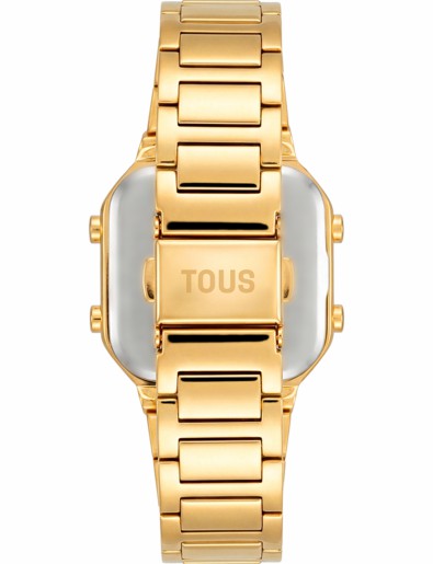 Reloj Tous Digital Brazalete Acero Dorado D-Bear Mini 3000148200
