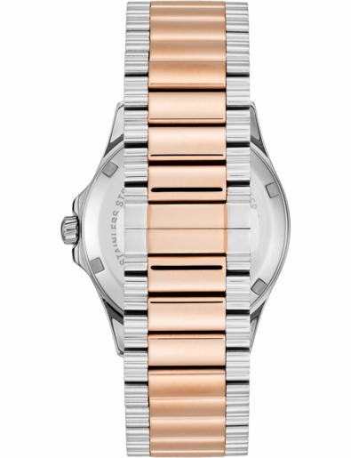 Reloj Tous Drive New SS/IPRG Esfera Plateada y Brazalete  Bicolor 3000148600