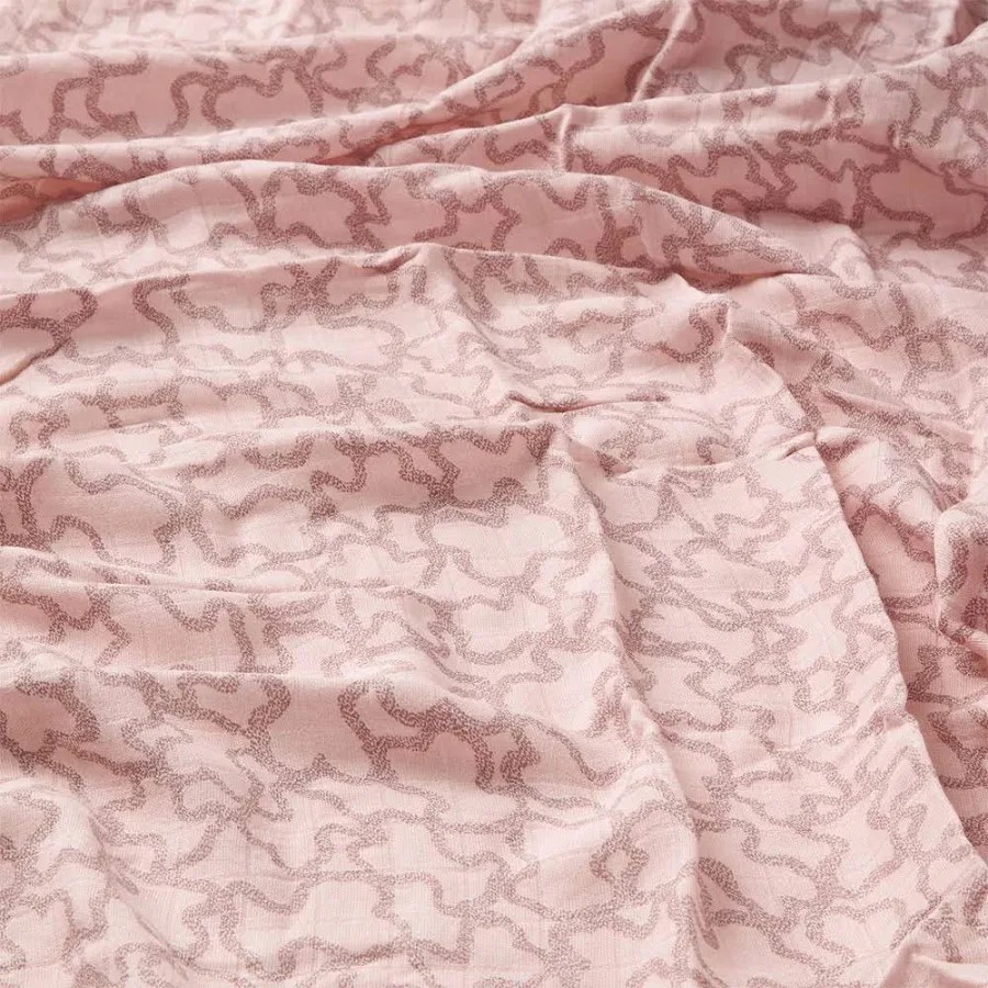 Muselina Tous Baby Bambú Muse Home Kaos Rosa MUSEHK-47